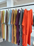Women Kaftan Adjustable Waist Rope Long Dresses
